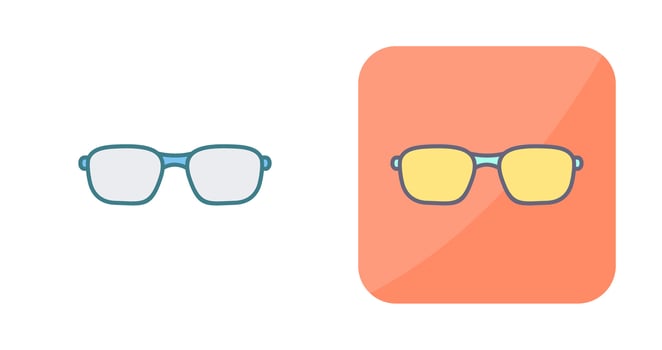 Glasses Vector Icon