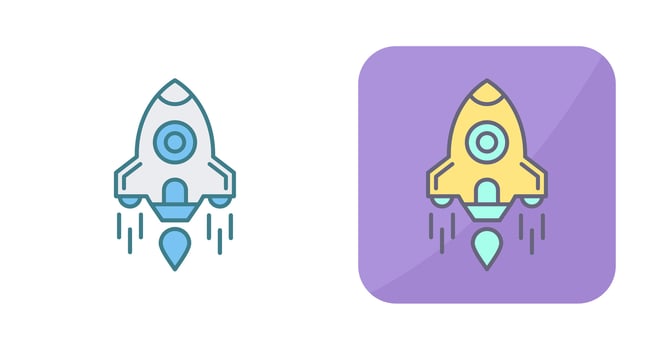 Rocket Vector Icon