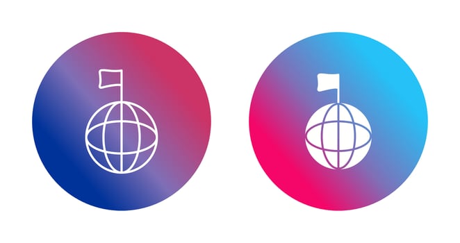 Unique Global Signals Vector Icon