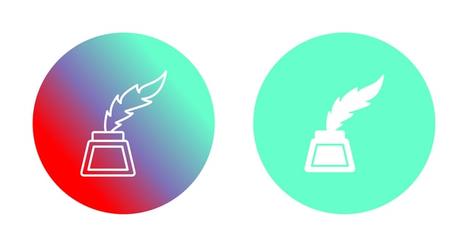 Inkwell Vector Icon