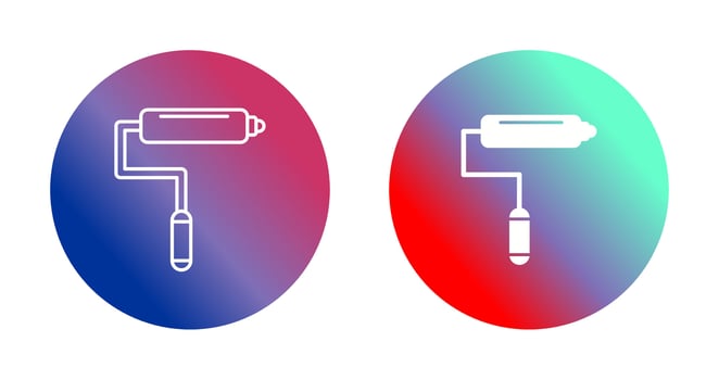 Paint Roller Vector Icon