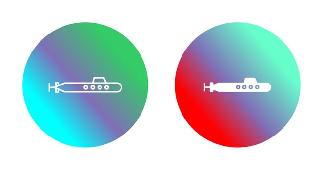Submarine Vector Icon
