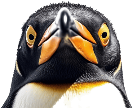 Penguin with . png