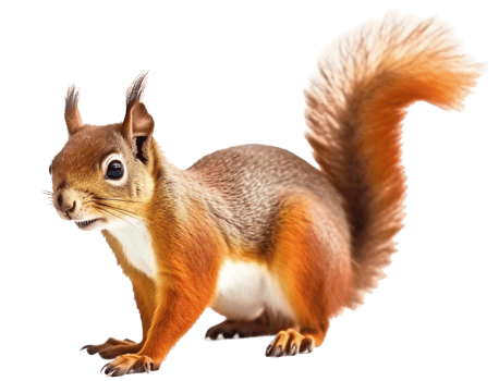 Squirrel with . png