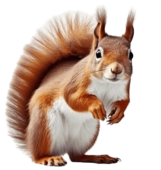 Squirrel with . png