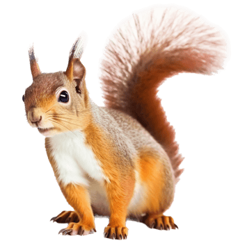 Squirrel with . png