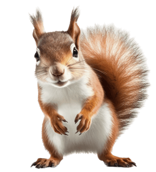 Squirrel with . png