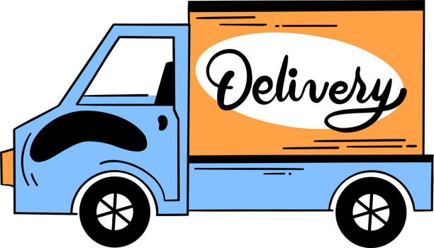 delivery car illustration png