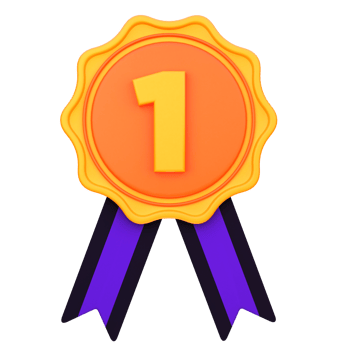 3d illustration medals, ribbon badge object png