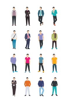 People Character Icons vector