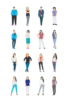 People Character Icons vector