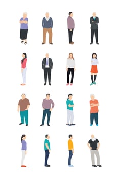 People Character Icons vector