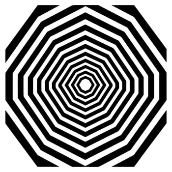 Geometric illusion abstract graphic design vector