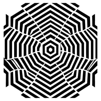Geometric illusion abstract graphic design vector