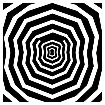 Geometric illusion abstract graphic design vector