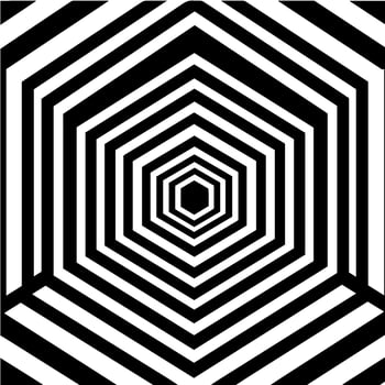Geometric illusion abstract graphic design vector