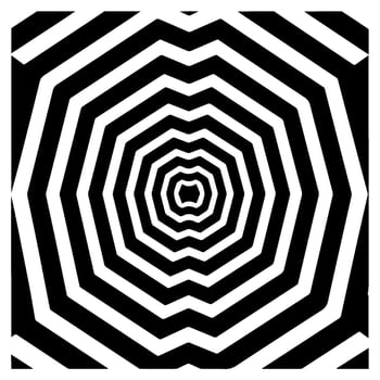 Geometric illusion abstract graphic design vector