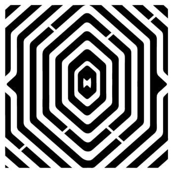 Geometric illusion abstract graphic design vector
