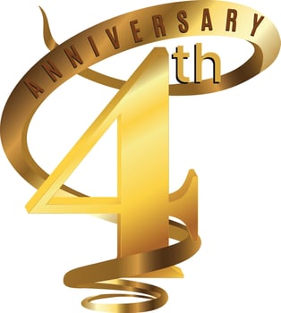 year anniversary design elements modern 3d luxury vector