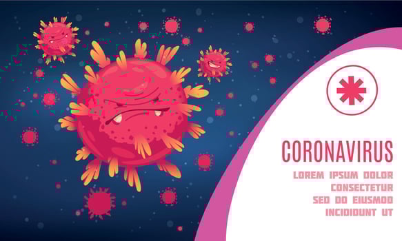 Virus Background Illustration vector