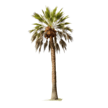 palm tree photos for decoration background or scene png