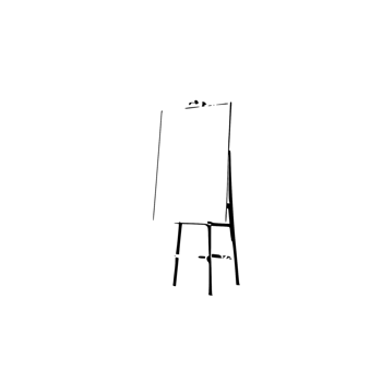 Painting board stand black outline , Easel black outline, Canvas stand black outline sketch png