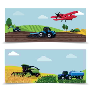 Agricultural Machine Works Compositions vector