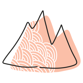 Continue Simple Line Mountain and Organic Shape png
