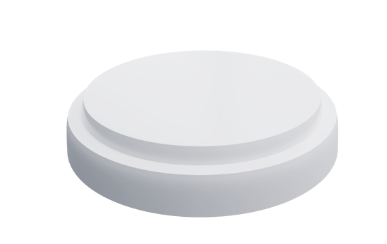 Minimalist round podium and scene with 3d rendering abstract background composition, illustration mock up of geometry platform shape for product display. isolated transparent png