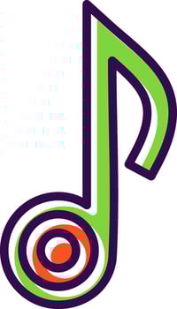 Quaver Vector Icon Design