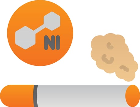 Nicotine Vector Icon Design