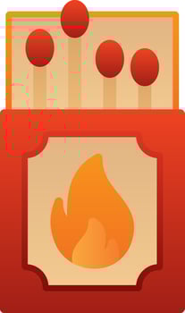 Matches Vector Icon Design