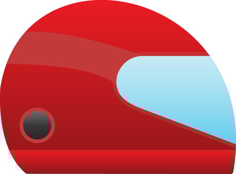Helmet Vector Icon Design