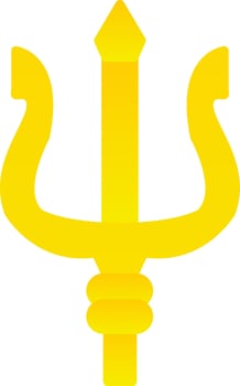 Trident Vector Icon Design