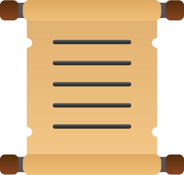 Parchment Vector Icon Design
