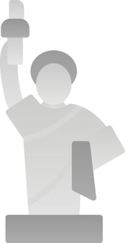Statue Vector Icon Design