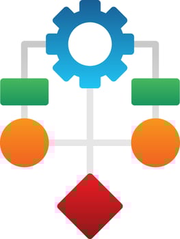 Algorithm Vector Icon Design