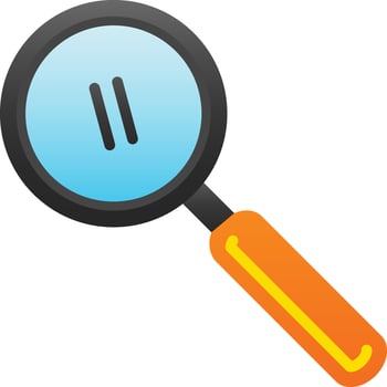 Magnifying glass Vector Icon Design
