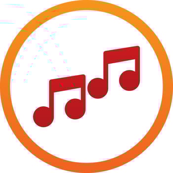 Music note Vector Icon Design