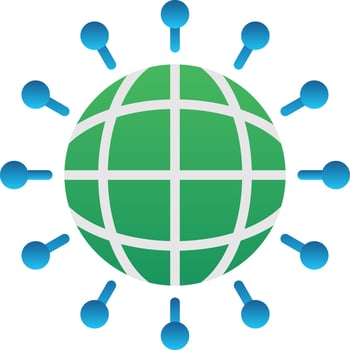 Networking Vector Icon Design