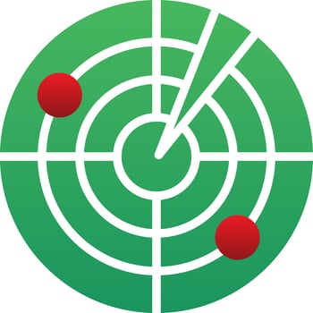 Radar Vector Icon Design