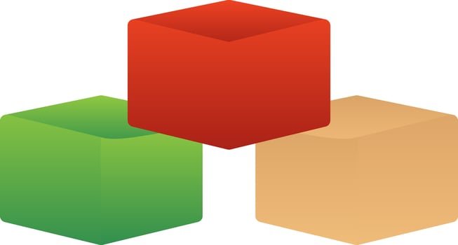 Blocks Vector Icon Design