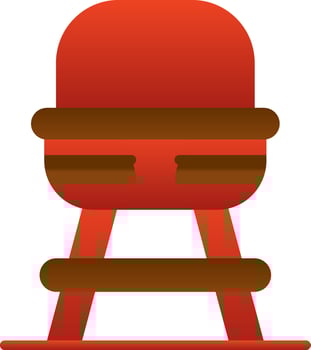 Baby chair Vector Icon Design