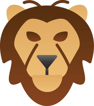 Lion Vector Icon Design