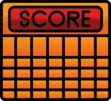 Score Vector Icon Design