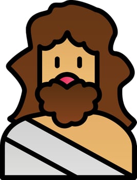 Zeus Vector Icon Design