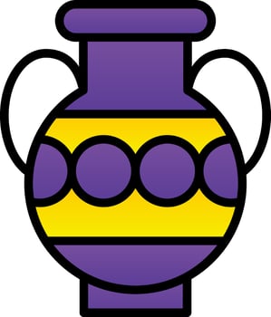 Amphora Vector Icon Design