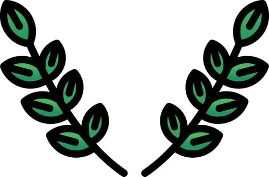 Laurel Vector Icon Design