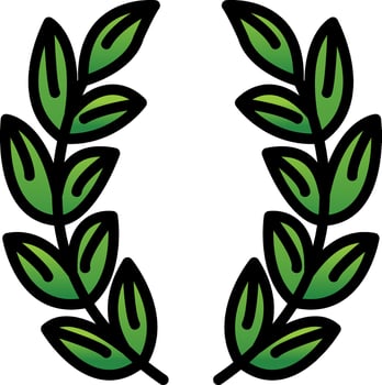 Laurel Vector Icon Design