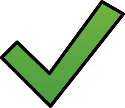 Tick Vector Icon Design